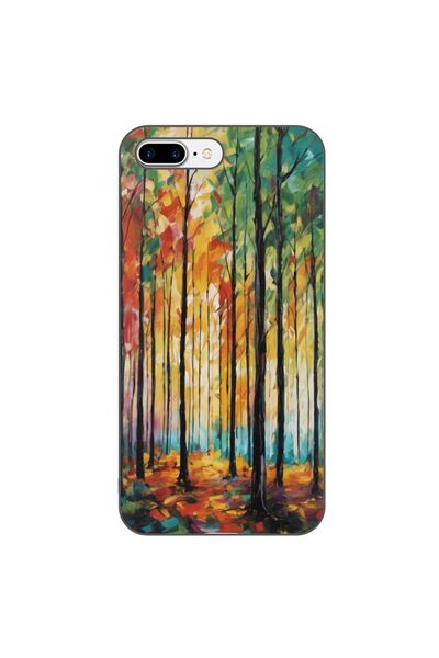 OEM Husa compatibila cu Apple iPhone 7 Plus, 8 Plus Silicon Gel Tpu Model Col...