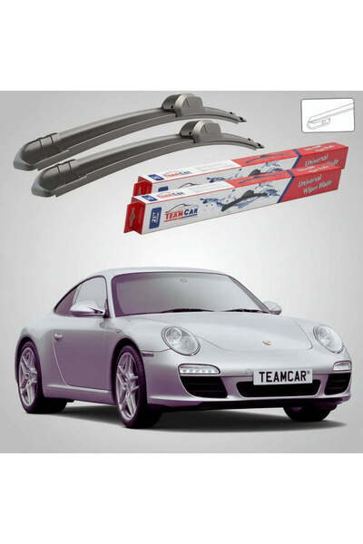 TEAMCAR Lamele ștergătoare Porsche 911 997 2004-2013 |   Set frontal plat – T...