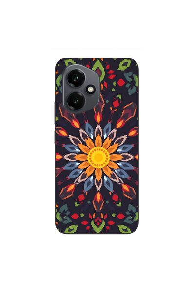 OEM Case compatible with Honor 400 Silicone Gel Tpu Pattern Pixel Art Sun Mys...