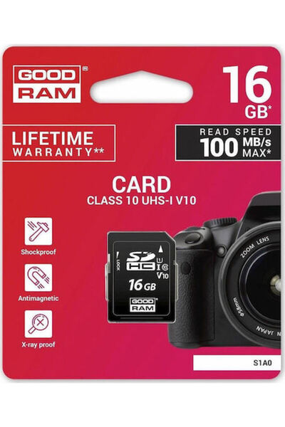 Goodram S1A0 SDHC 16GB Class 10 U1 V10 UHS-I