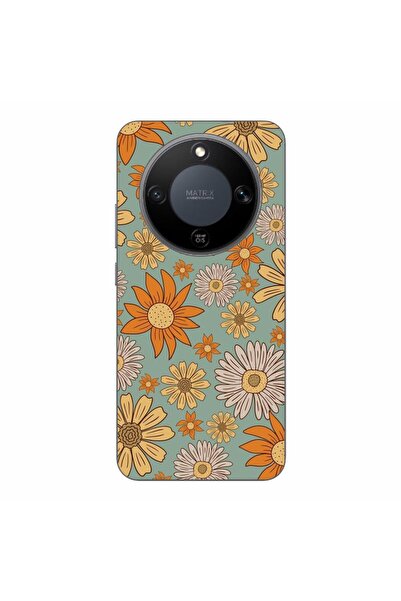 OEM Husa compatibila cu Honor Magic8 Lite Silicon Gel Tpu Model Vintage Meadow