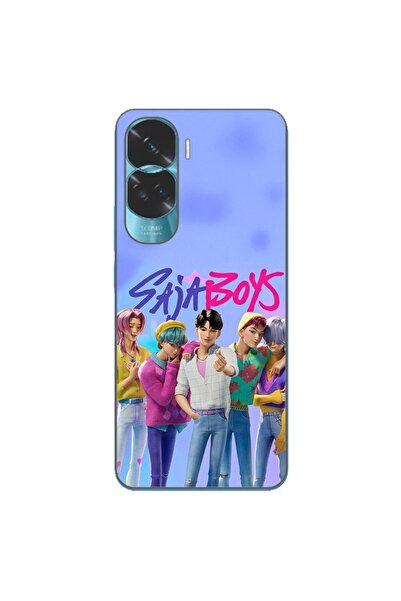 OEM Husa compatibila cu Honor 90 Lite 5G Silicon Gel Tpu Model KPop Demon Hun...