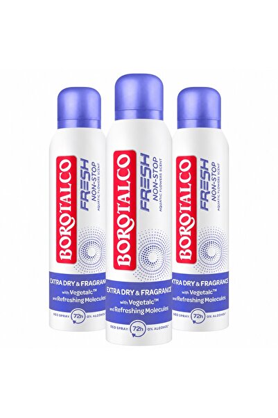 Borotalco Set Borotalco, Antiperspirant Deodorant Spray Fresh Non-Stop Fresh ...