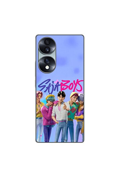 OEM Husa compatibila cu Honor 70 Silicon Gel Tpu Model KPop Demon Hunters Saj...