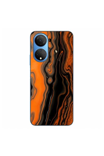 OEM Husa compatibila cu Honor X7 Silicon Gel Tpu Model Metallic Lava Flow Pat...