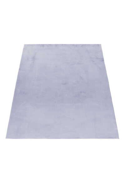 AYYILDIZ Covor din pluș, Pouffy, 80 x 250 cm, Argintiu, Poliester, Oeko Tex S...