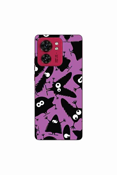 OEM Husa compatibila cu Motorola Edge 40 Silicon Gel Tpu Model Monstri Negri