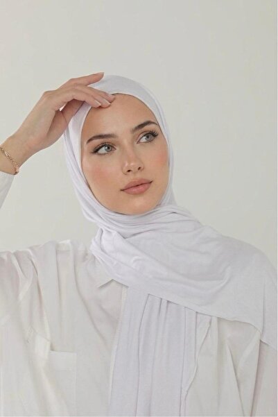 İSTDONATELLA شال قطني ممشط - شال حجاب نسائي من الجيرسيه والليكرا