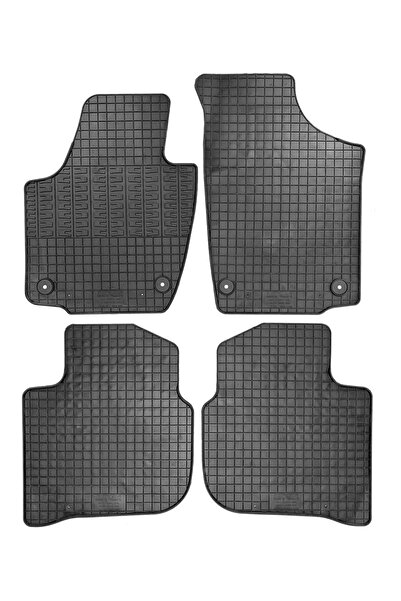 RapidAuto Set covorase auto din cauciuc Seat Toledo 2012-; Skoda Rapid 2012-,...