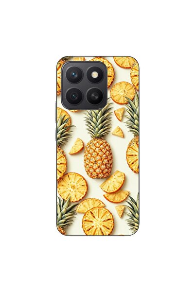 OEM Case compatible with Honor X8c Silicone Gel Tpu Juicy Pineapple Model