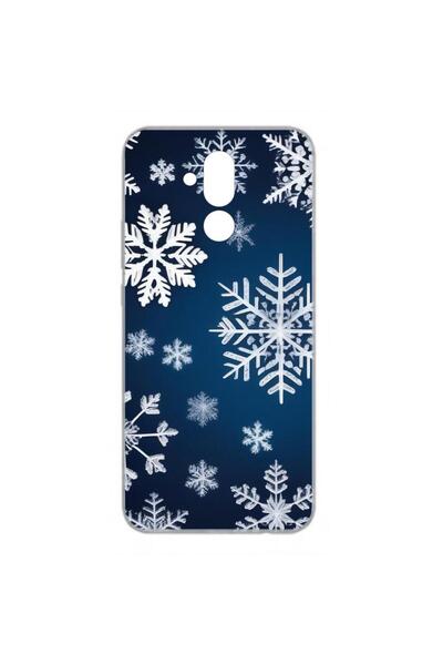OEM Husa compatibila cu Huawei Mate 20 Lite Silicon Gel Tpu Model Fulgi de Nea