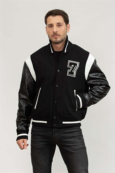 Karl Lagerfeld Erkek Mont Siyah
