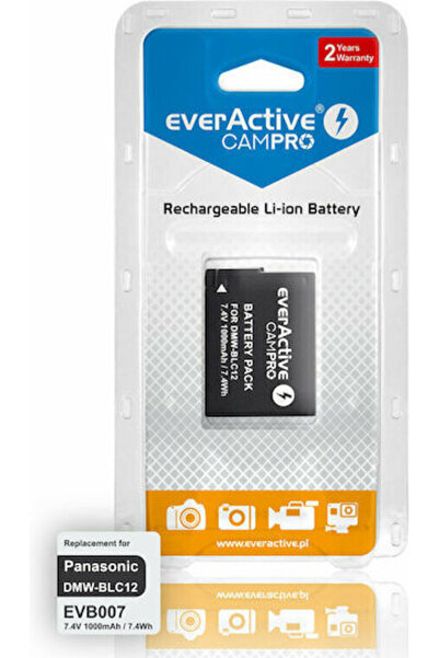 everActive Μπαταρία Φωτογραφικής Μηχανής DMW-BLC12E Ιόντων Λιθίου (Li-Ion) 10...