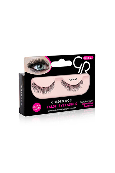 Golden Rose FALSE EYELASHES AND ADHESIVE GRTK 07