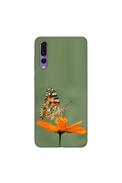 OEM Θήκη συμβατή με Huawei P20 Pro από σιλικόνη gel TPU με σχέδιο πεταλούδας