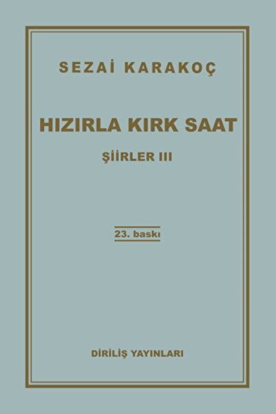 Diriliş Yayınları Şiirler 3 - Hızırla Kırk Saat