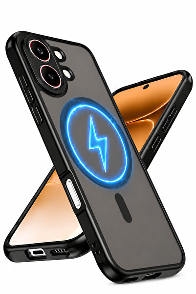 Nezih Case Poco X8 Pro Max Uyumlu Magsafe Sarj Destekli Mat Görünümlü Şık Kapak