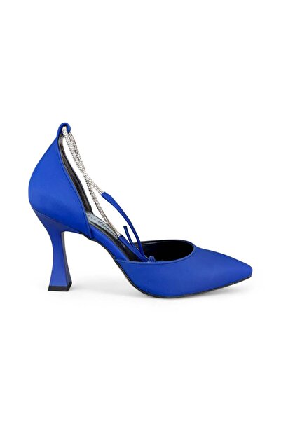 Hayati Arman Women's Pointed Toe Ankle Strap Thin Heeled Evening Dress Shoes ...