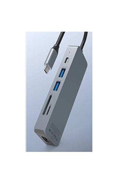 OEM Hub USB-C 10-in-1, OOTDAY, 4K HDMI, Silver