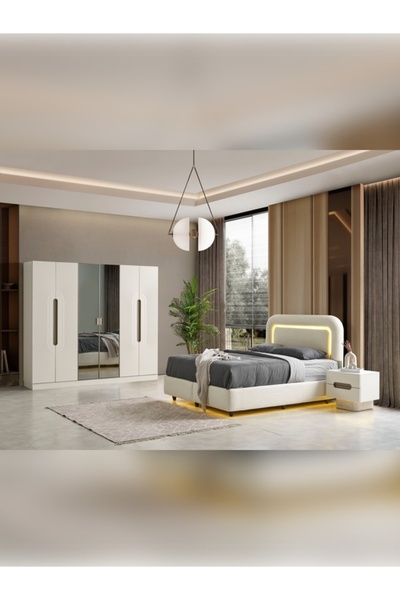 %100 MDF ELAGANTE YATAK ODASI TAKIMI