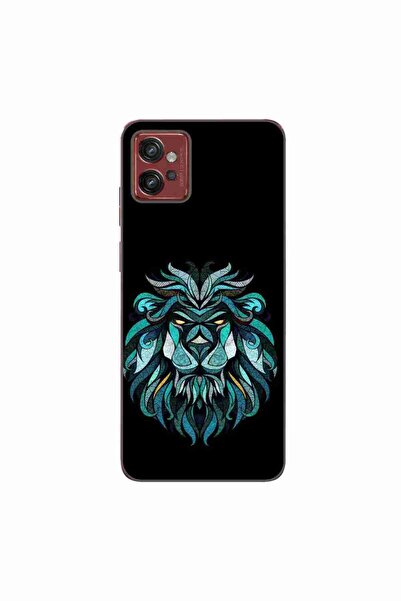 OEM Husa compatibila cu Motorola Moto G32 Silicon Gel Tpu Model Abstract Lion