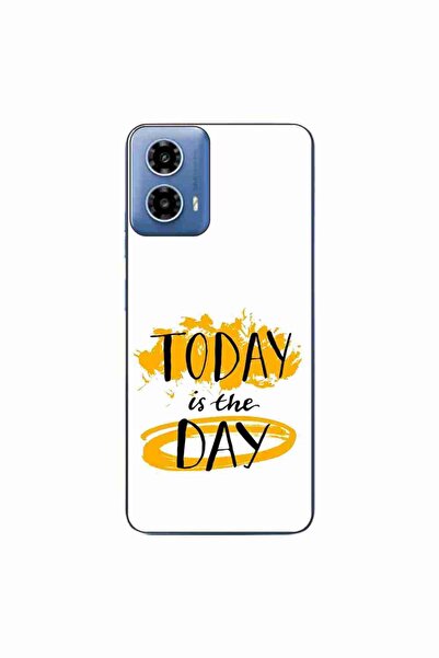 OEM Калъф, съвместим с Motorola Moto G34, силиконов гел TPU, с десен/надпис: ...