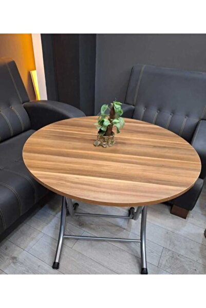 aldagelsin Dekoratif Kullanışlı Katlanır Yuvarlak Masa 90 cm