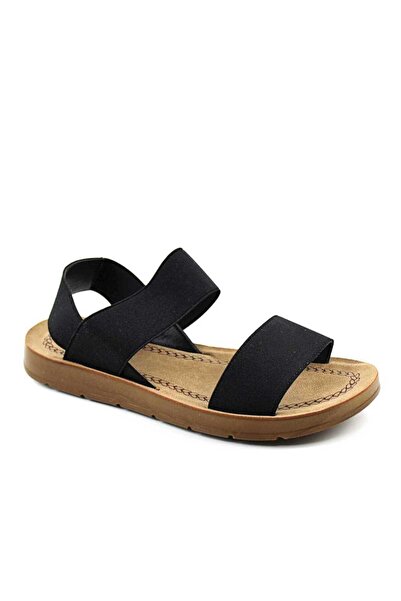 mm Sandale usoare de dama ,cu barete elastice CC5-BLACK
