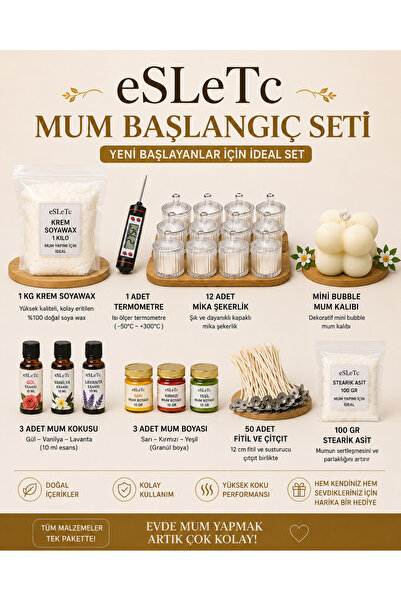 eSLeTc Soya Mum Başlangıç Seti