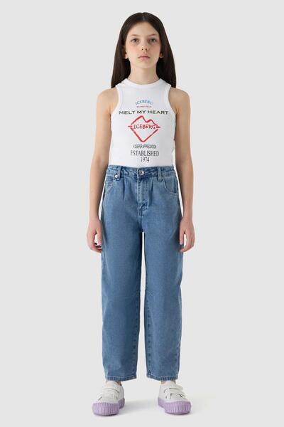 Iceberg Kız Çocuk Denim Pantolon