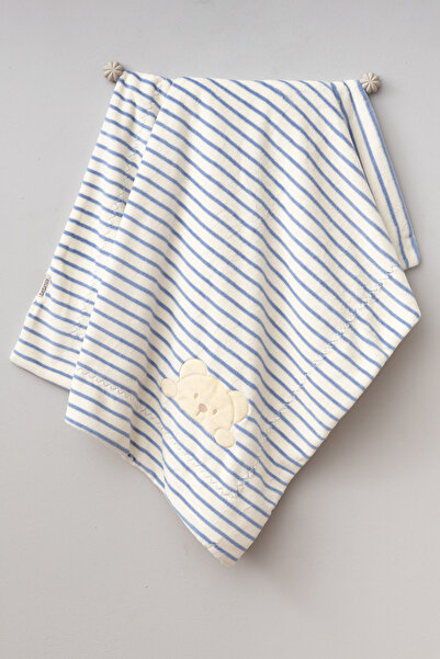 Bebitof Cotton Double Layer Lamb Lined Velvet Baby Blanket