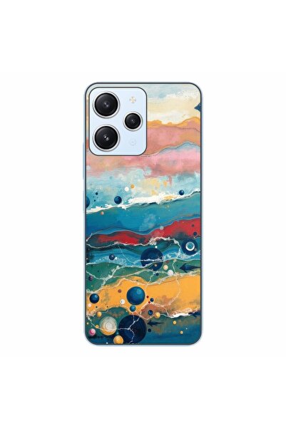 OEM Husa compatibila cu Xiaomi Redmi 12 4G Silicon Gel Tpu Model Painted Wate...