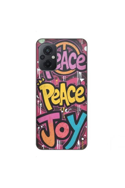OEM Husa compatibila cu Xiaomi Poco M5 Silicon Gel Tpu Model Peace and Joy Gr...