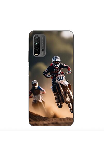 OEM Case compatible with Xiaomi Redmi 9T Silicone Gel Tpu Motocross Pattern