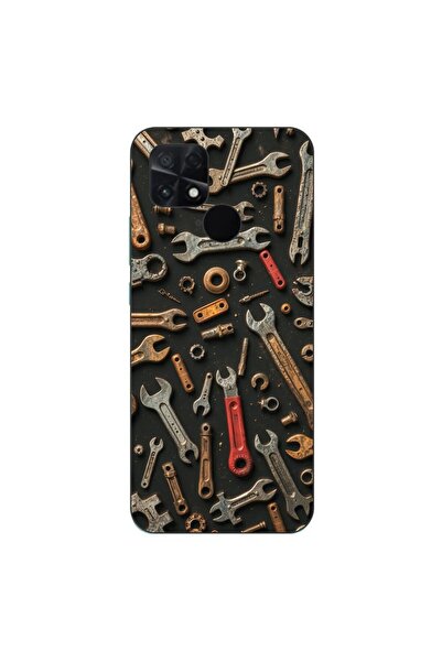 OEM Θήκη συμβατή με Xiaomi Poco C40 από σιλικόνη gel TPU με σχέδιο μηχανικών ...