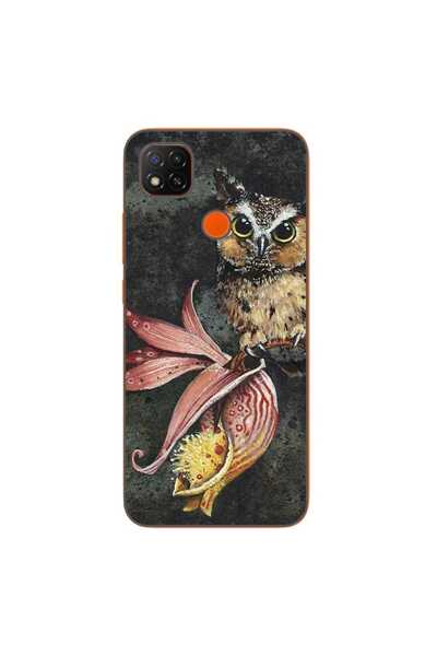 OEM Husa compatibila cu Xiaomi Redmi 9C NFC Silicon Gel Tpu Model Owl Painted