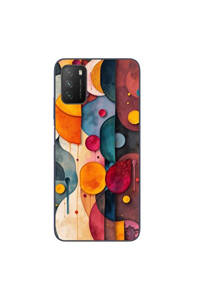 OEM Θήκη συμβατή με Xiaomi Poco M3 από σιλικόνη gel TPU με αφηρημένα σχήματα ...