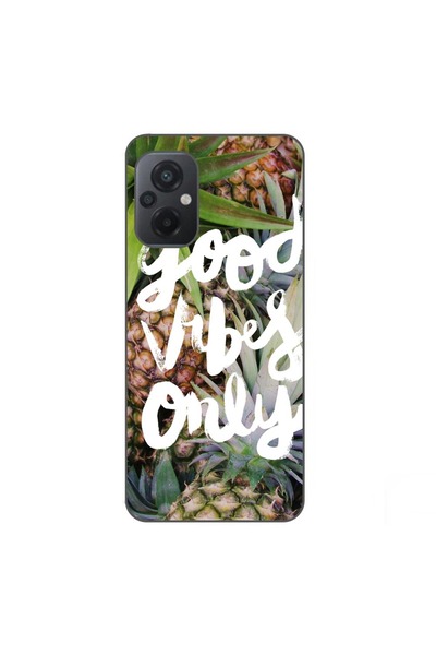 OEM Husa compatibila cu Xiaomi Poco M5 Silicon Gel Tpu Model Good Vibes Only