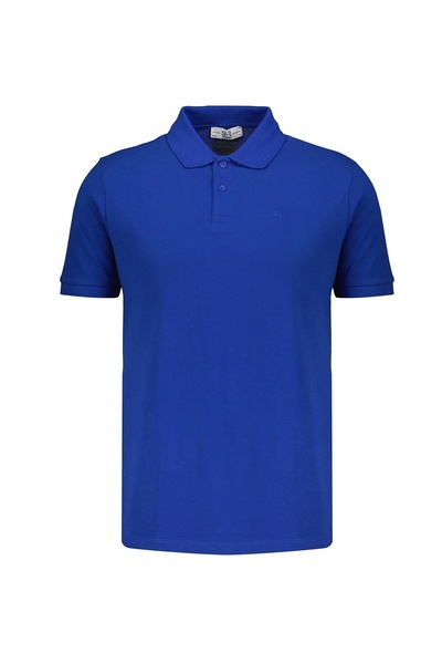 SÜVARİ Polo Collar Slim Fit T-Shirt Ts1014000474 Saks Blue