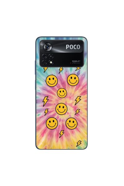 OEM Husa compatibila cu Xiaomi Poco X4 Pro Silicon Gel Tpu Model Retro Smiley...