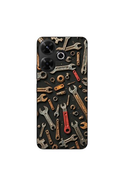 OEM Θήκη συμβατή με Xiaomi Redmi 13 4G από σιλικόνη TPU με σχέδιο μηχανικών ε...
