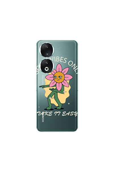 Other Honor 90 5G Good Vibes Only Transparent Silicone TPU Θήκη