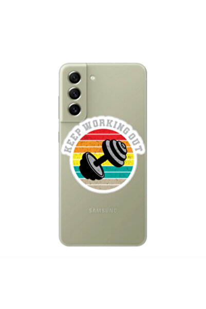 Other Samsung S22 Plus Keep working out Transparent Silicone TPU Θήκη