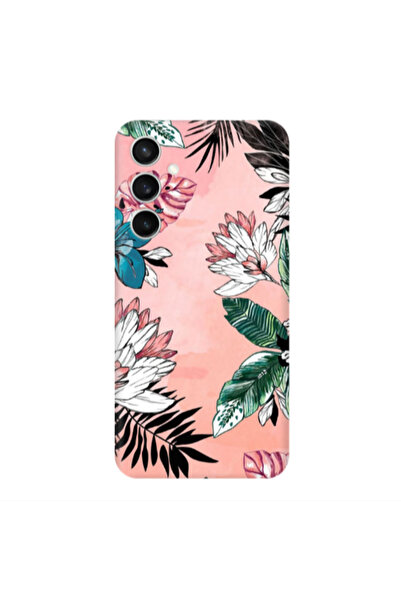 Other Samsung S24 Plus Tropical flowers Transparent Silicone TPU Θήκη