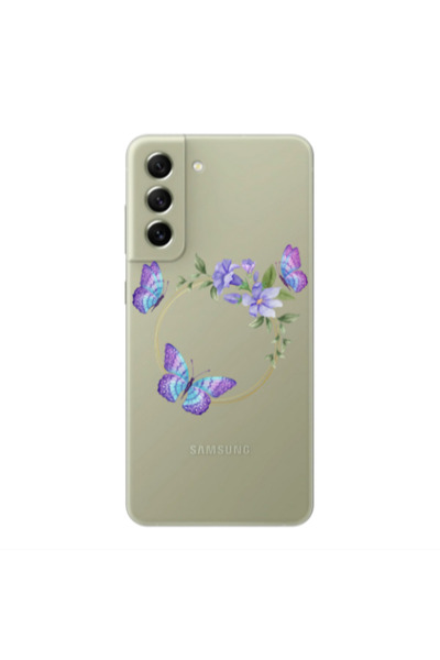 Other Samsung S22 Plus Butterfly on the ring Transparent Silicone TPU Θήκη
