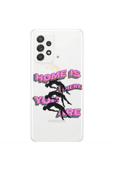 Other Samsung A52 Home Is Where Transparent Silicone TPU Θήκη