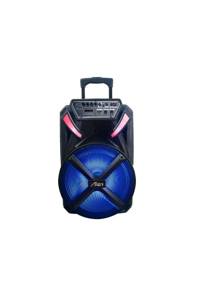 ALIEN Portable speaker 15 inch Accu/BT/FM/USB-Mic 1531