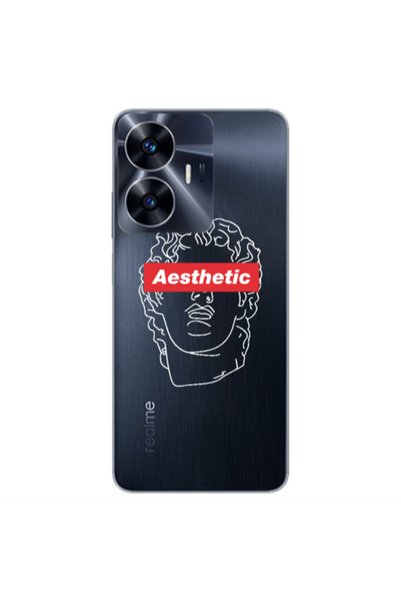 Other Realme Note 50 Aesthetic Transparent Silicone TPU Θήκη