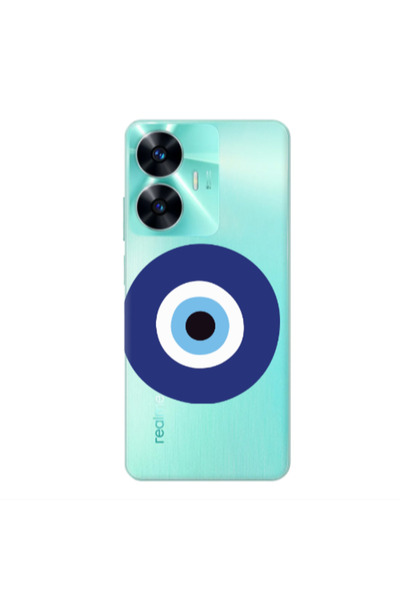 Other Realme C55 Evil eye bead Transparent Silicone TPU Θήκη