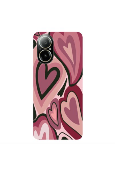 Other Realme C67 Mix Heart Transparent Silicone TPU Θήκη